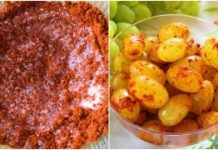 Nho lắc chua cay ngon tuyệt cú mèo Nho lắc chua cay ngon tuyệt cú mèo