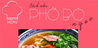 Công thức nấu phở bò ngon tuyệt hảo