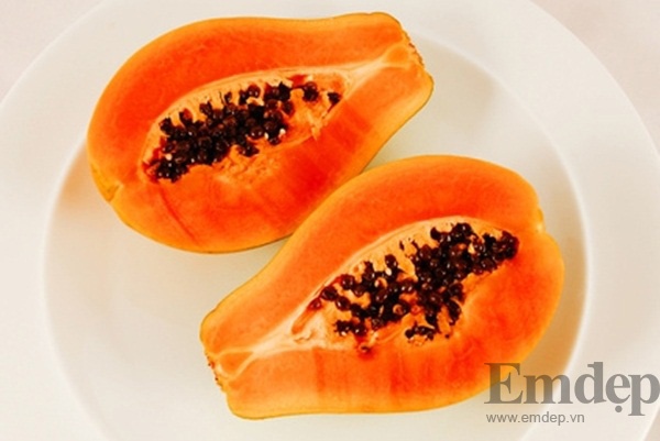 Cách làm trắng da mặt trong 30 ngày nhờ mặt nạ đu đủ chín