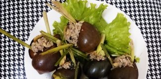 Ốc nhồi hấp sả