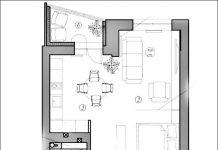 Căn hộ 42m2 trẻ trung khi sử dụng những gam màu sáng Căn hộ 42m2 trẻ trung khi sử dụng những gam màu sáng