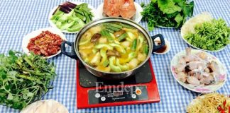 Lẩu mắm cá linh - lẩu hoa đặc sản miền Tây