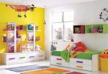 Ý tưởng hay khi thiết kế phòng chung cho bé trai và bé gái