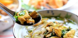 Canh ốc om chuối đậu cho mùa đông lạnh!!!