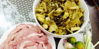 Chiều chồng với lòng non xào dưa chua ngon miệng