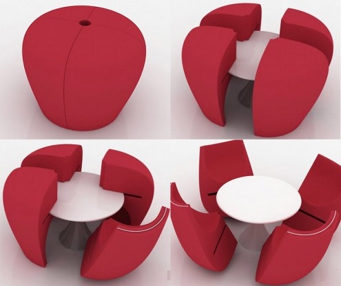 Những mẫu bàn ghế siêu sáng tạo giúp nhà bạn “bừng sáng”