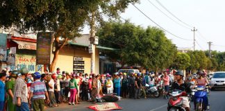 Hiện trường vụ tai nạn thương tâm