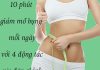 10 phút giảm mỡ bụng mỗi ngày với 4 động tác cực đơn giản