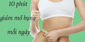 10 phút giảm mỡ bụng mỗi ngày với 4 động tác cực đơn giản