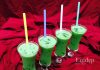 Pha trà sữa Thái với thạch vị matcha thật ngon thật đẹp