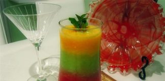 Sinh tố cầu vồng nhìn là mê ngay