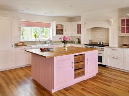 Trang trí bếp màu hồng, bạn đã nghĩ tới chưa?