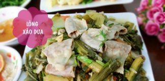 cách làm lòng xào dưa chua 8