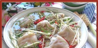 Làm giò heo ngâm mắm ớt thơm cay giữ chồng 3 ngày Tết