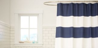 Những mẫu rèm độc đáo cho phòng tắm thêm lạ