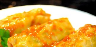 Lạ miệng cơm cuộn bắp cải thơm ngọt - 1