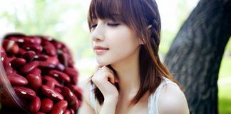 đậu đỏ trắng da 