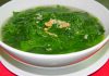 Canh rau ngót tôm khô