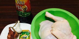 Cuối tuần làm gà nướng ngũ vị thật thơm ngon 