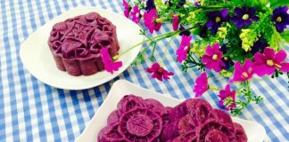 Bánh nướng Trung thu khoai lang tím