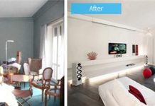 Xây sửa nhà to cũ nát thành không gian hiện đại