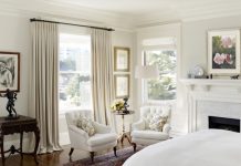 Thêm nét tinh tế cho phòng ngủ nhờ ghế trắng