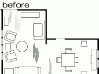 Những màn “lột xác” siêu khác cho 3 mẫu phòng khách oái ăm