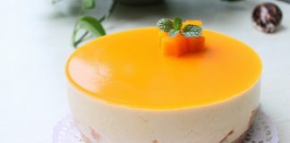 Làm cheesecake xoài không cần lò nướng