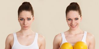 độ nặng của ngực 