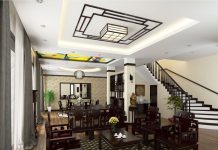 Thiết kế nội thất sang trọng nhà 136m2 chào xuân Bính Thân 