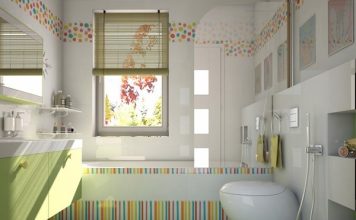 Mãn nhãn với những mẫu phòng tắm siêu dễ thương cho bé yêu