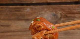 Giò heo ninh măng khô – đậm đà hương vị ẩm thực miền Bắc