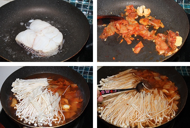 Cá tuyết sốt kim chi – giao thoa giữa hai nền ẩm thực Nhật Hàn