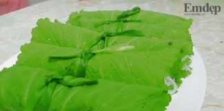 Thay đổi khẩu vị với bò cuộn cải xanh