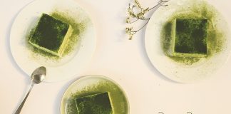 Mousse trà xanh dịu mát ngày nắng hạ 1