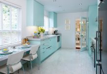 Những ý tưởng thiết kế ấn tượng  với sắc xanh Tiffany