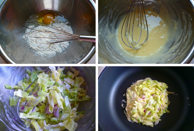 Cách làm Okonomiyaki - bánh xèo nổi tiếng của người Nhật Bản