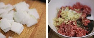 canh bí đao thịt bằm