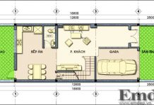 Tư vấn xây nhà phố hai tầng một lửng xinh xắn ở Bình Dương