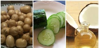 Trị thâm quầng mắt hiệu quả với khoai tây, dưa leo và dầu dừa