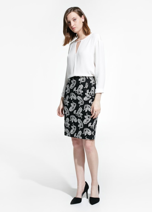 Paisley print skirt | MANGO