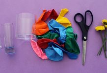 Trang trí lọ hoa với bóng bay trong…30 giây!