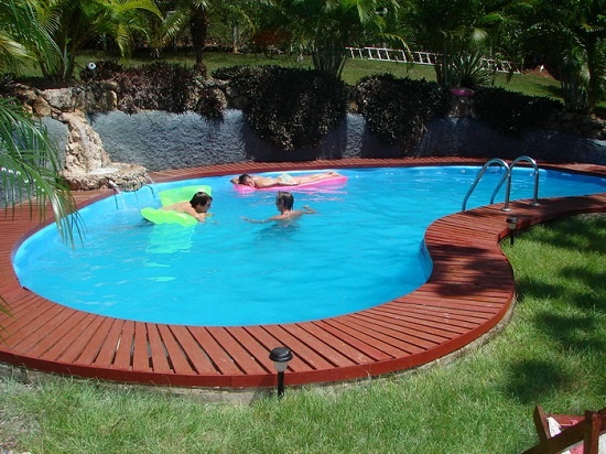 Thiết kế bể bơi mini cho mùa hè thêm mát mẻ 3