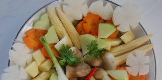Nguyên liệu làm món canh chay thập cẩm