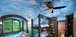 Trang trí trần nhà cho phòng bé, tại sao không?