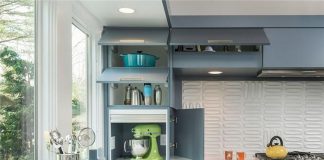 Tiết kiệm không gian bếp với ngăn kéo góc vừa tiện vừa đẹp