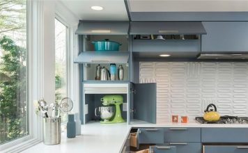 Tiết kiệm không gian bếp với ngăn kéo góc vừa tiện vừa đẹp