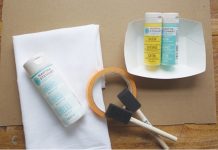 Hướng dẫn tự làm khăn kẻ thật xinh tại nhà