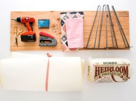 8 bước đóng ghế dài bọc vải ai cũng có thể tự làm!