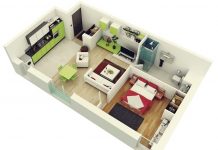 Tham khảo những mẫu căn hộ nhỏ siêu đẹp dành cho vợ chồng mới cưới